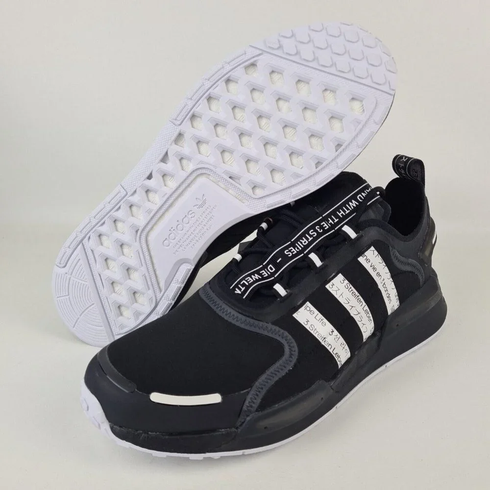 Adidas NMD V3 Black FZ5964 Men Sneakers Mesh Running Athletic Shoes - Picture 8 of 11